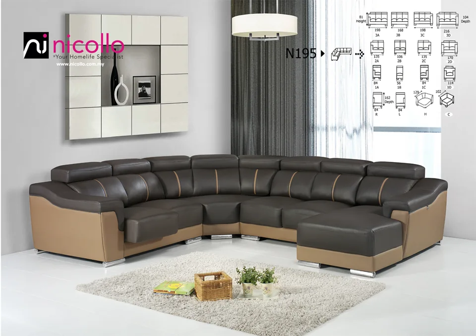 Nicollo N195 - corner sofas, original product photograph
