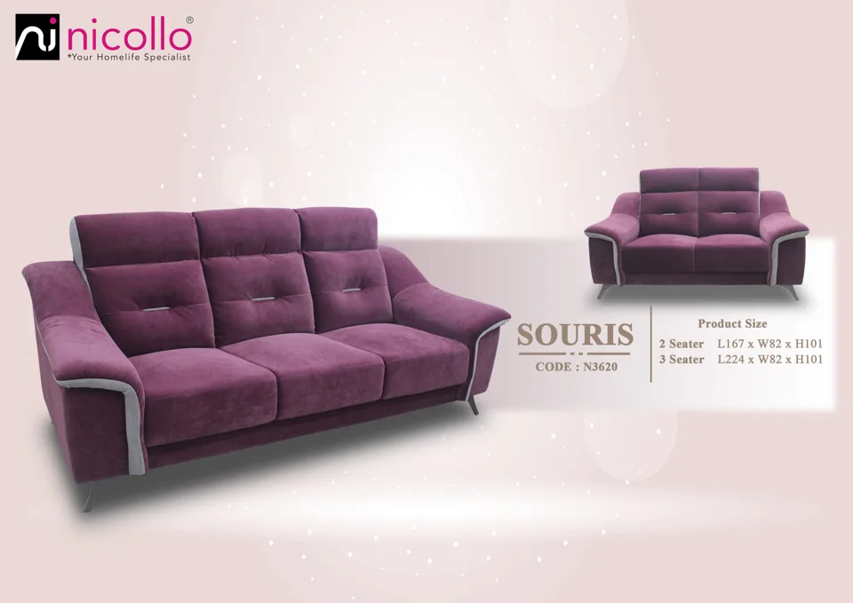 Nicollo N3620 - sofa sets, original product photograph
