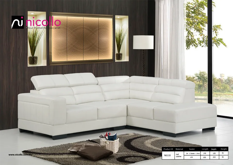 Nicollo N6110-corner - corner sofas, original product photograph