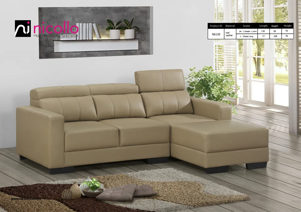 Nicollo N6120 - l-shaped sofas, original product photograph
