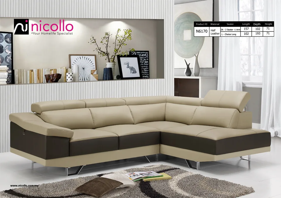 Nicollo N6170 - corner sofas, original product photograph