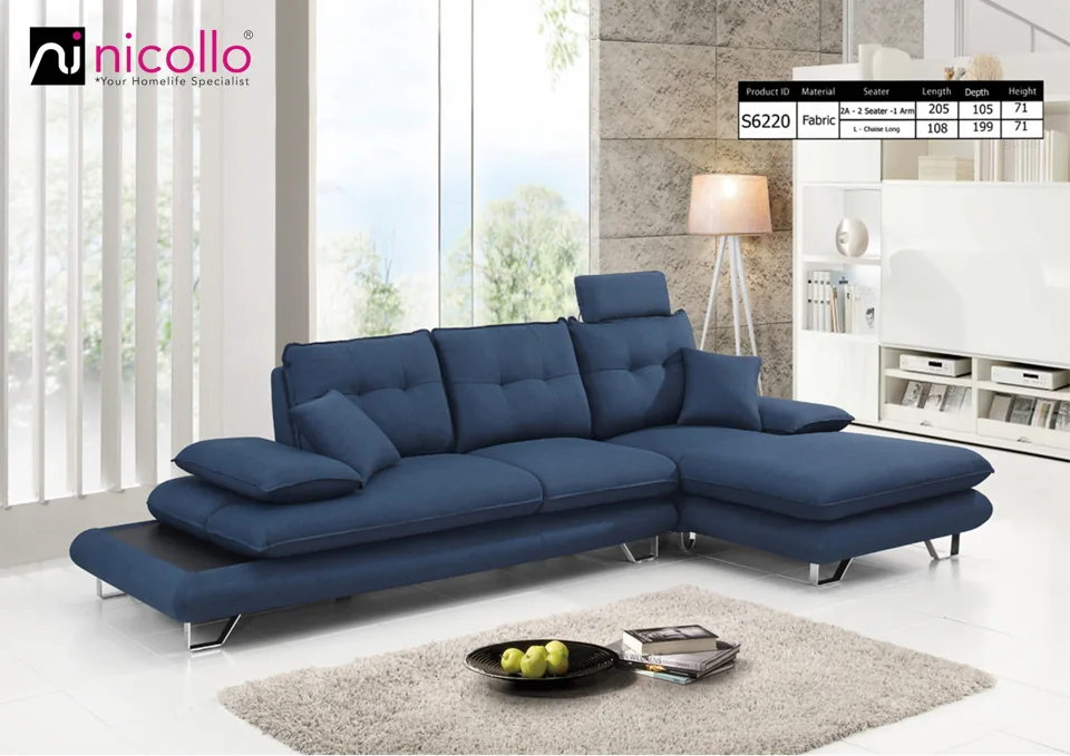 Nicollo N6220 - l-shaped sofas, original product photograph