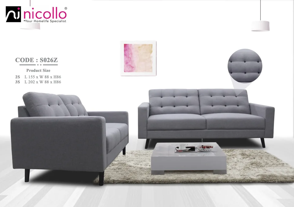 Nicollo S026Z - sofa sets, original product photograph