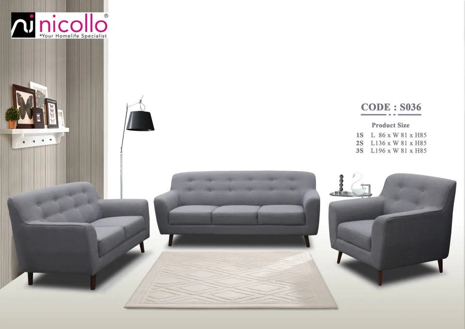Nicollo S036 - sofa sets, original product photograph