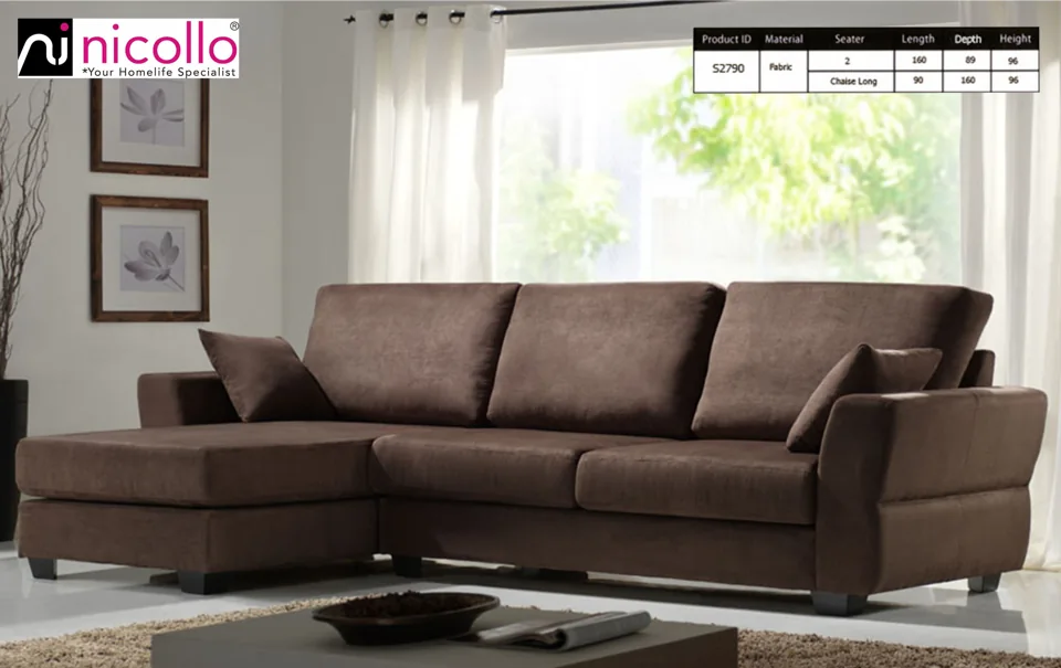 Nicollo S2790 - l-shaped sofas, original product photograph